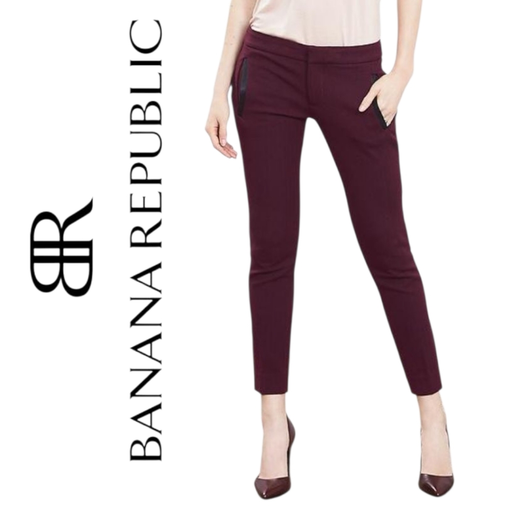 BNWT WOMEN'S BANANA REPUBLIC PANTS SLOAN FIT ,LOW RISE ,SLIM ANKLESI